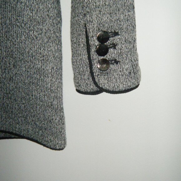 skies are blue gray triblend collared blazer with buttons on the cuff & pockets - Picture 8 of 8